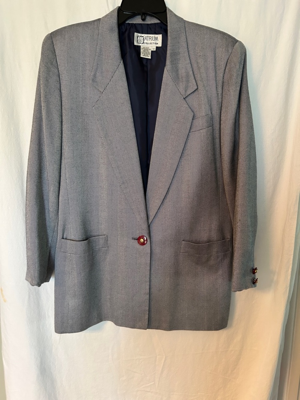 Vintage Atrium Collection Navy Women's Blazer